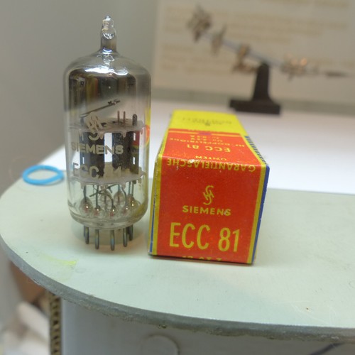 Philips miniwatt ecc81 - philips, nos