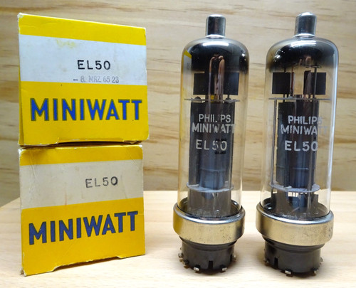 Coppia philips miniwatt el50 - philips,