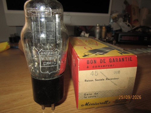 Miniwatt ux245 tubo - tubo, valvola